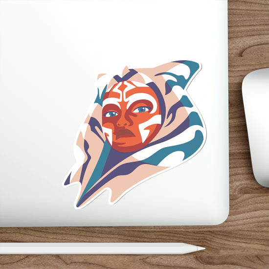 Ahsoka Tano Die-Cut Sticker (face) - Fandom-Made