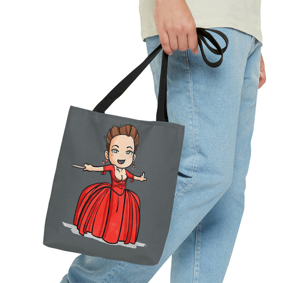 Claire Fraser Red Dress Tote Bag - Fandom-Made