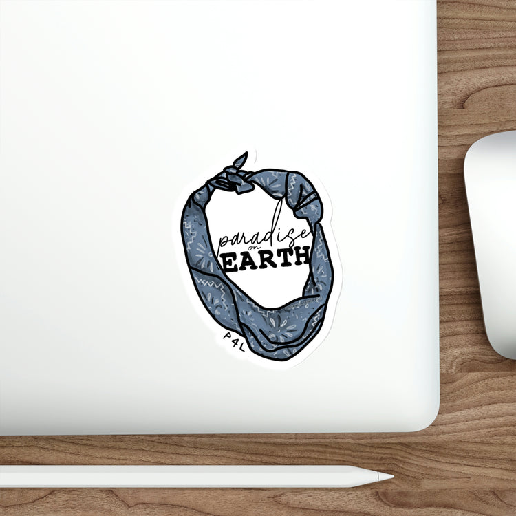Paradise on Earth Die-Cut Sticker - Fandom-Made