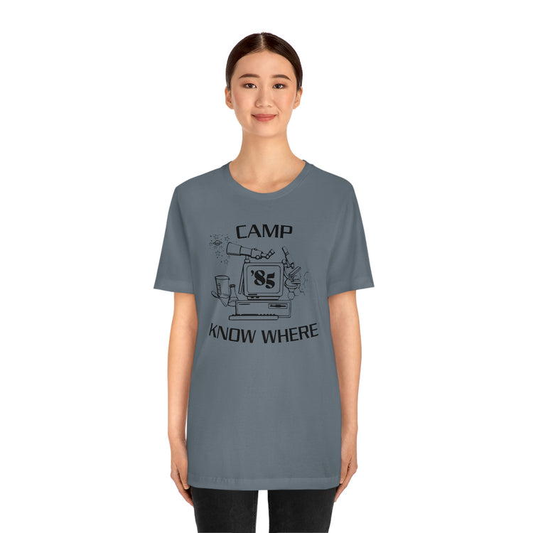Camp Know Where Short Sleeve Tee - Fandom-Made