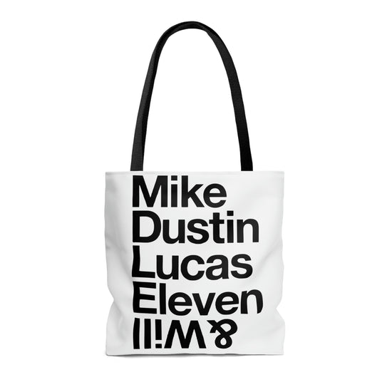 Stranger Things Names Tote Bag - Fandom-Made