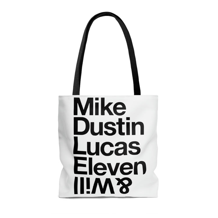 Stranger Things Names Tote Bag - Fandom-Made