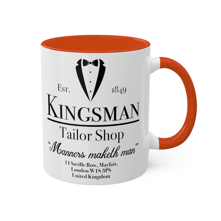 Kingsman Tailor Shop Colorful Mug, 11oz - Fandom-Made
