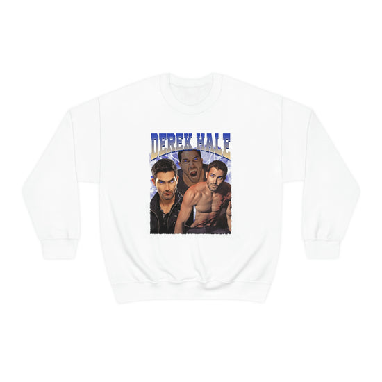 Derek Hale Crewneck Sweatshirt (shirtless collage) - Fandom-Made