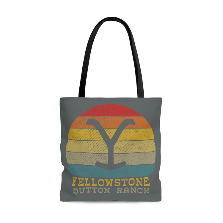 Yellowstone Retro Sunset Tote Bag - Fandom-Made