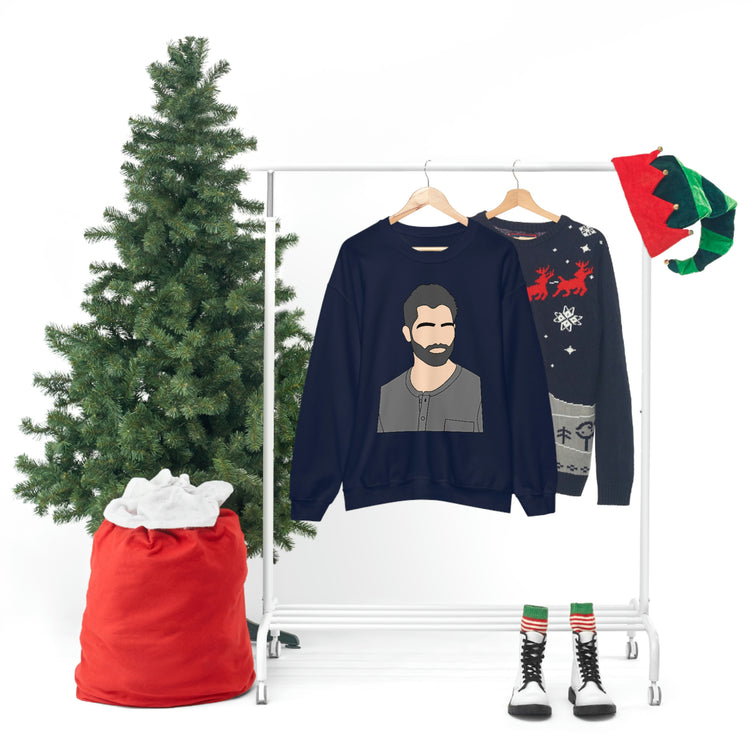 Derek Hale Sweatshirt (beard) - Fandom-Made