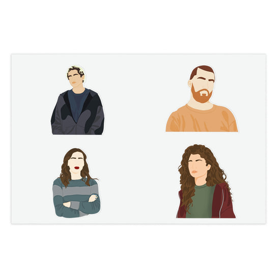 Euphoria Sticker Sheets (set 1) - Fandom-Made