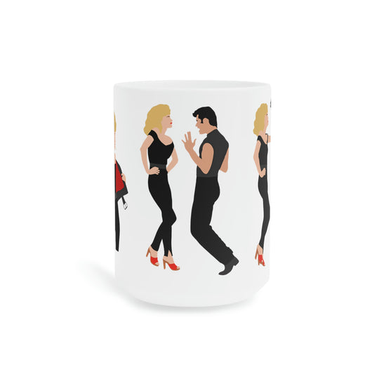 Sandy & Danny Dancing Mugs - Fandom-Made