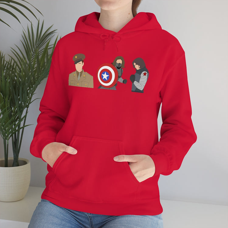 Bucky Barnes, Winter Soldier Hoodie - Fandom-Made