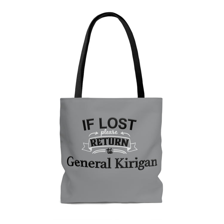 If Lost, Return to General Kirigan Tote Bag - Fandom-Made