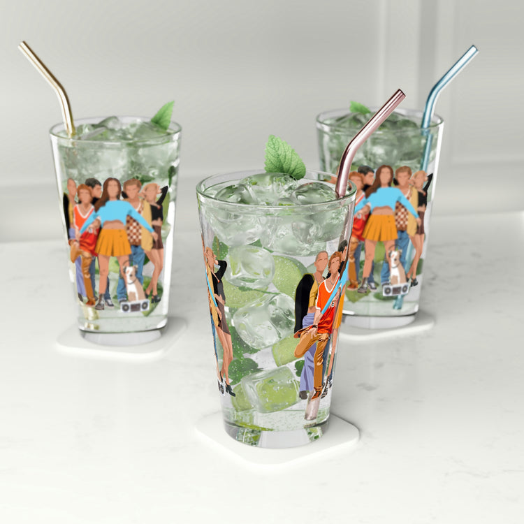 Empire Records Group Pint Glass - Fandom-Made