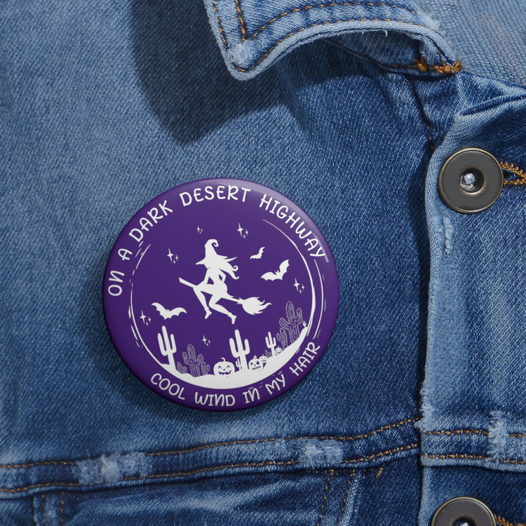 On A Dark Desert Highway, Halloween Pin Buttons - Fandom-Made