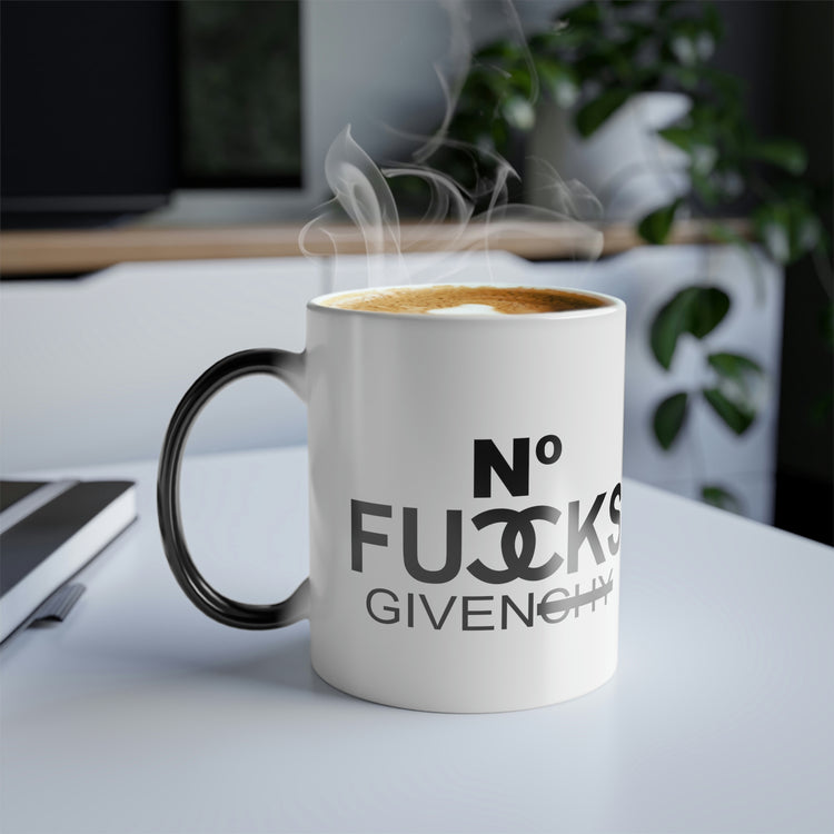 No Fuccks Given Color Morphing Mug, 11oz - Fandom-Made