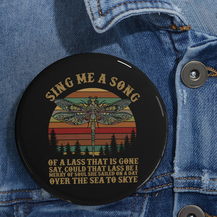 Skye Song Lyrics Retro Pin - Fandom-Made