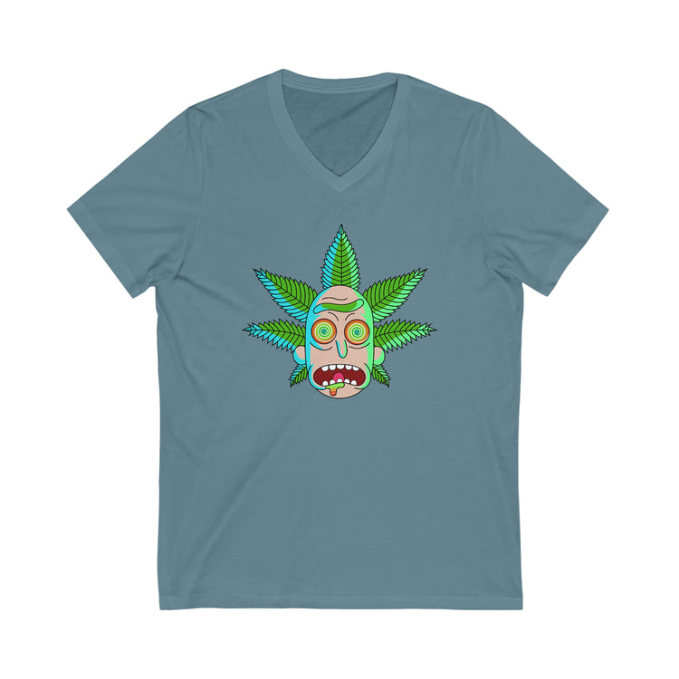 Rick Sanchez V-Neck Tee - Fandom-Made