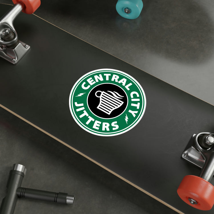 Central City Jitter Die-Cut Sticker - Fandom-Made