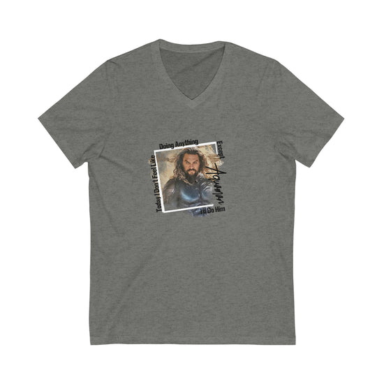 Aquaman Short Sleeve V-Neck Tee - Fandom-Made