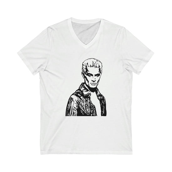Spike Short Sleeve V-Neck Tee - Fandom-Made