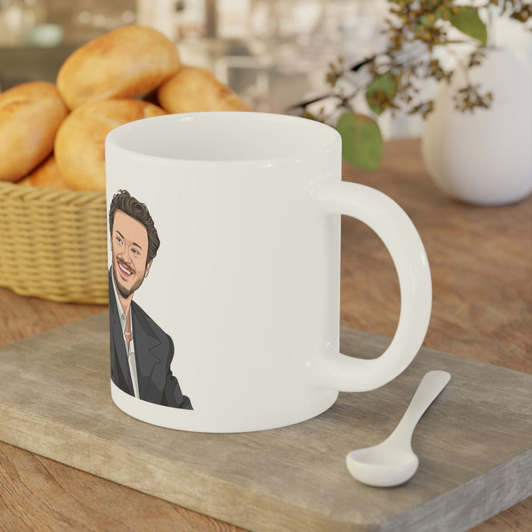 Peace, Love, Joseph Quinn Ceramic Mug - Fandom-Made