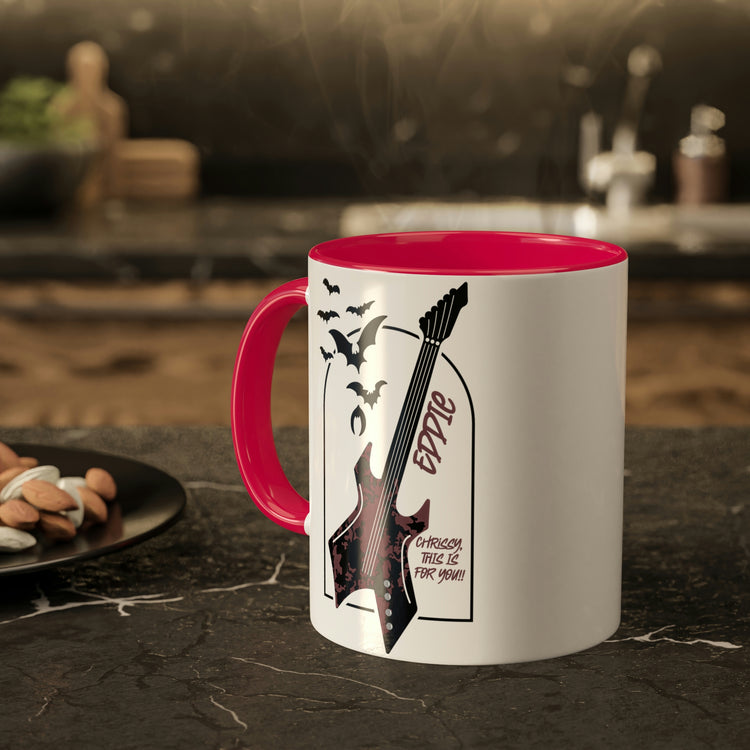 Eddie Munson Guitar Colorful Mug - Fandom-Made