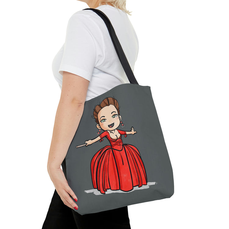Claire Fraser Red Dress Tote Bag - Fandom-Made