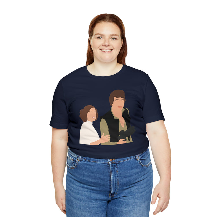 Princess Leia, Han Solo Tee - Fandom-Made