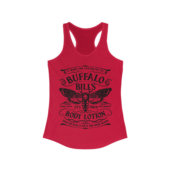 Buffalo Bills Body Lotion Racerback Tank - Fandom-Made