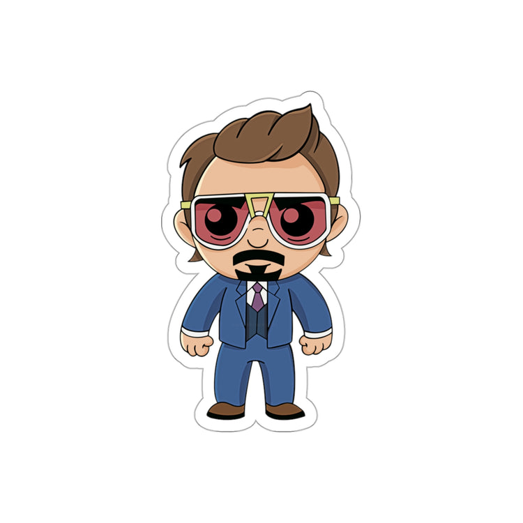 Tony Stark Die-Cut Sticker - Fandom-Made