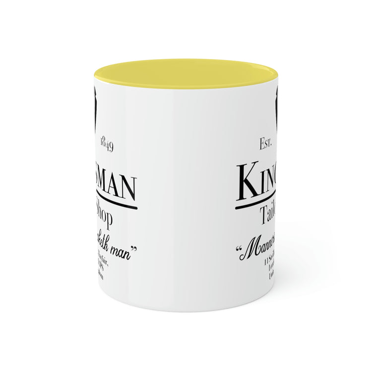 Kingsman Tailor Shop Colorful Mug, 11oz - Fandom-Made