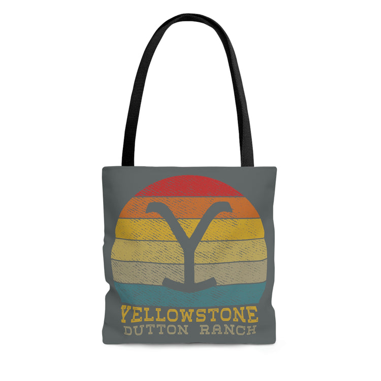 Yellowstone Retro Sunset Tote Bag - Fandom-Made