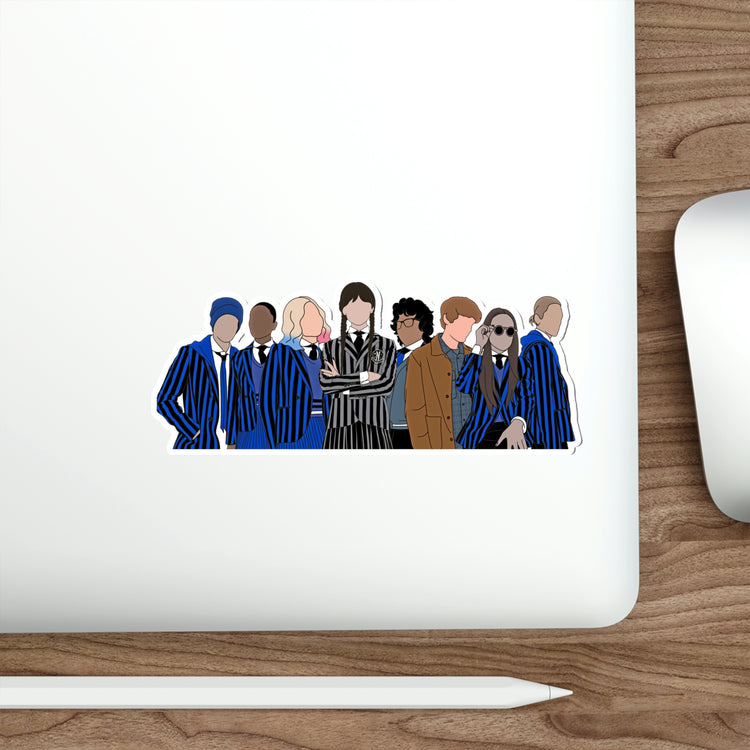 Wednesday Cast Stickers - Fandom-Made