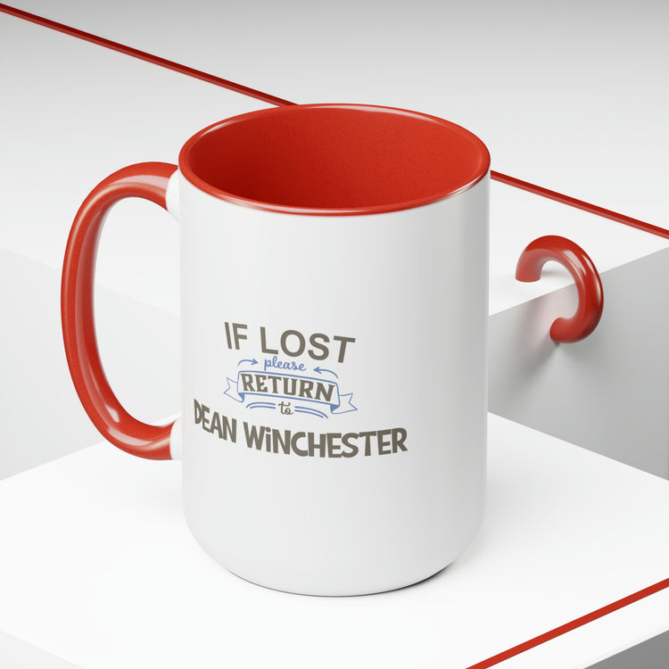 If Lost Return To Dean Winchester Mug - Fandom-Made