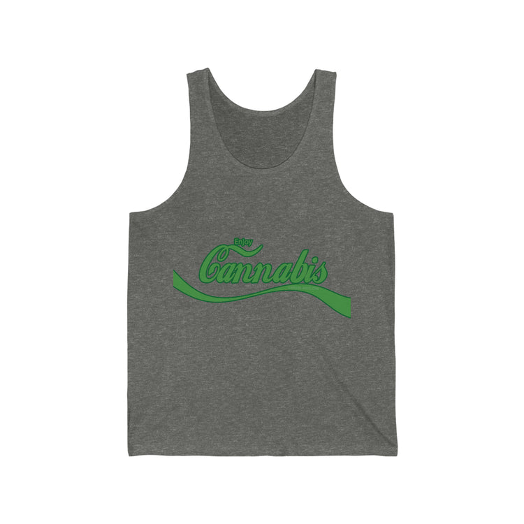 Enjoy Cannabis Unisex Tank - Fandom-Made