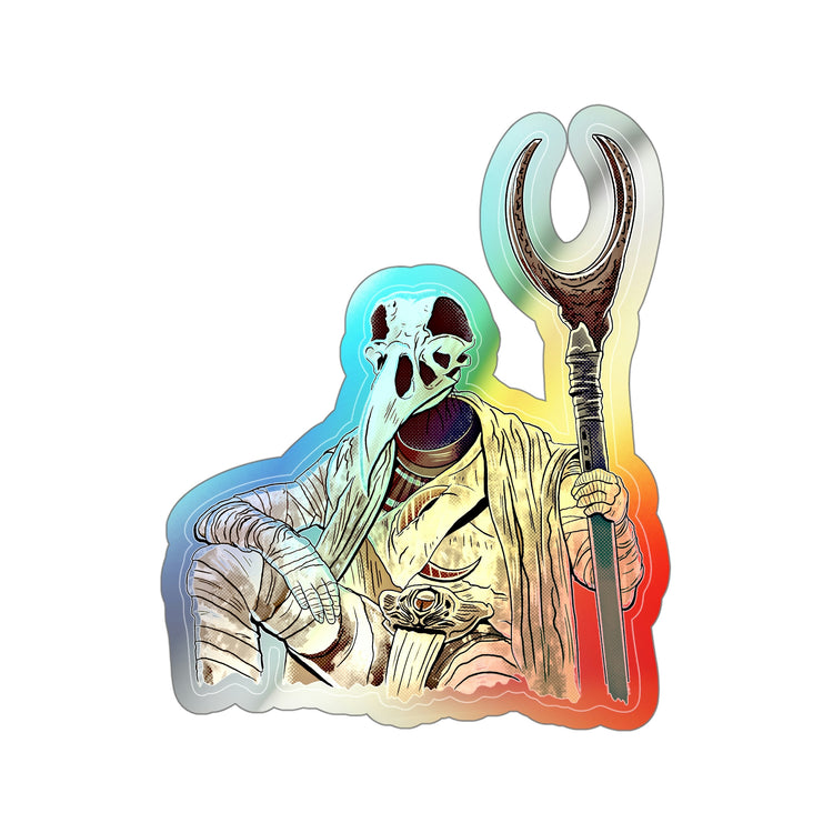 Khonshu Holographic Die-cut Stickers - Fandom-Made