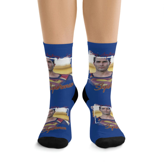 Superman, Tyler Hoechlin Socks - Fandom-Made