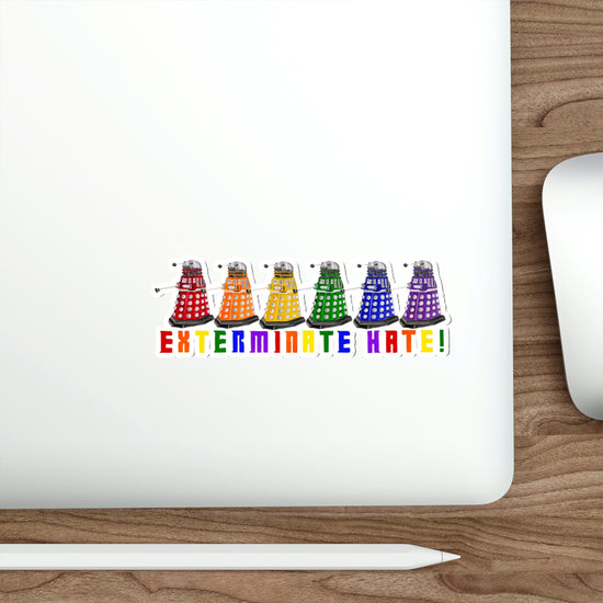 Exterminate Hate Die-Cut Sticker - Fandom-Made