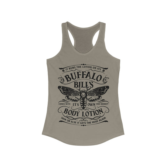 Buffalo Bills Body Lotion Racerback Tank - Fandom-Made