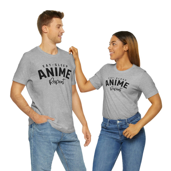 Eat, Sleep, Anime, Repeat T-Shirt - Fandom-Made