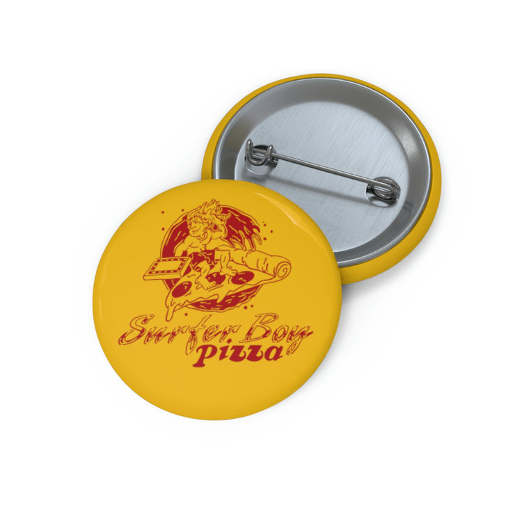Surfer Boy Pizza Pin - Fandom-Made