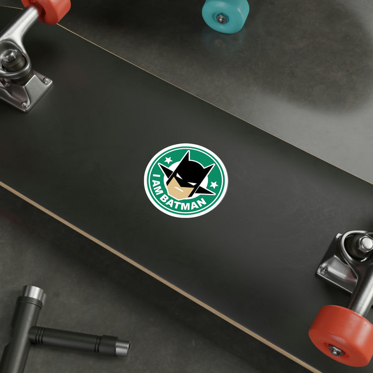 I am Batman Starbucks Die-Cut Stickers - Fandom-Made