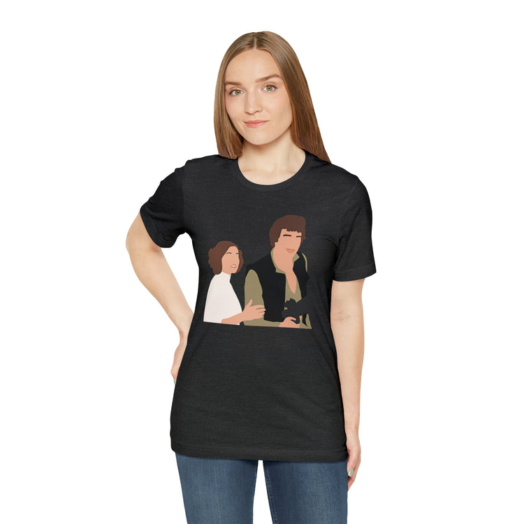 Princess Leia, Han Solo Tee - Fandom-Made