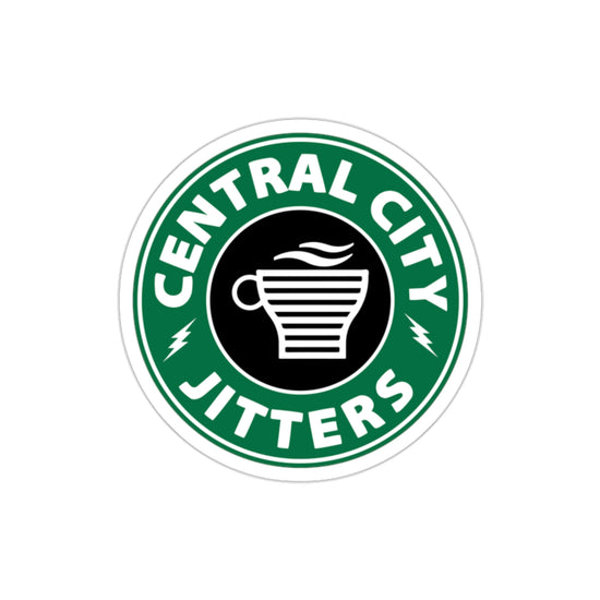 Central City Jitter Die-Cut Sticker - Fandom-Made