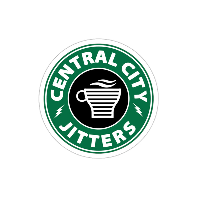 Central City Jitter Die-Cut Sticker - Fandom-Made
