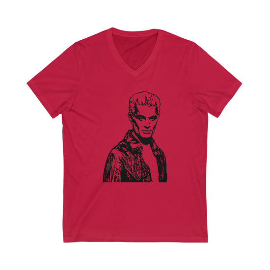 Spike Short Sleeve V-Neck Tee - Fandom-Made
