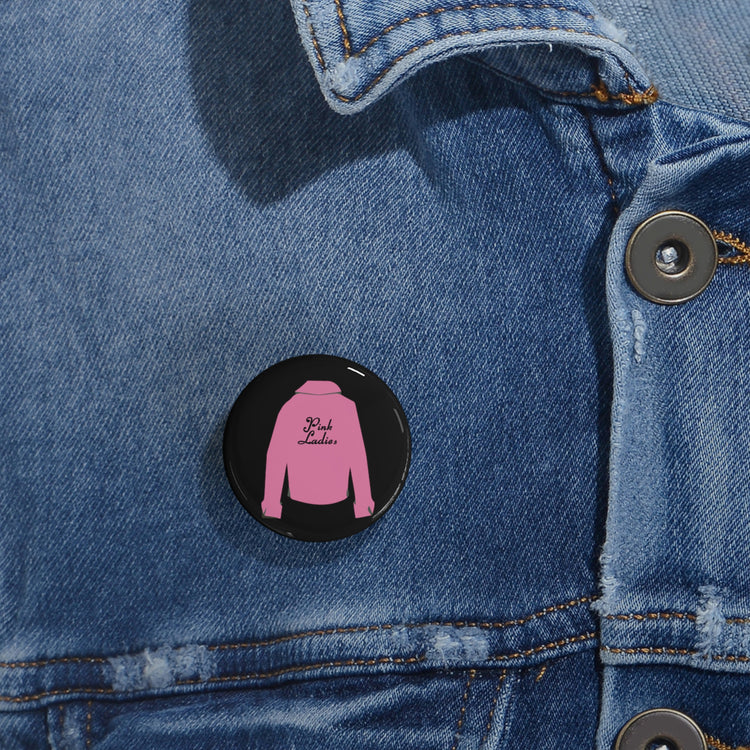 Pink Ladies Jacket Pin - Fandom-Made