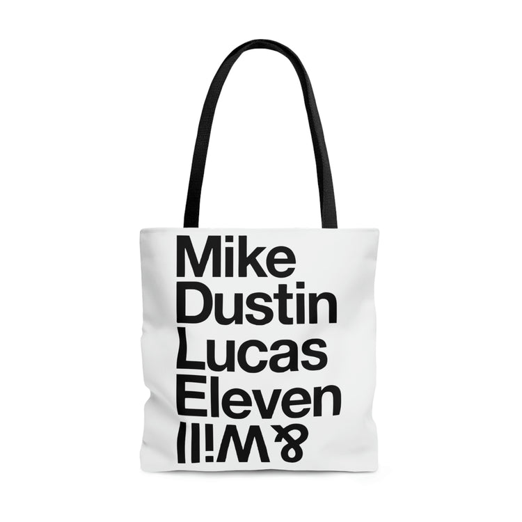 Stranger Things Names Tote Bag - Fandom-Made