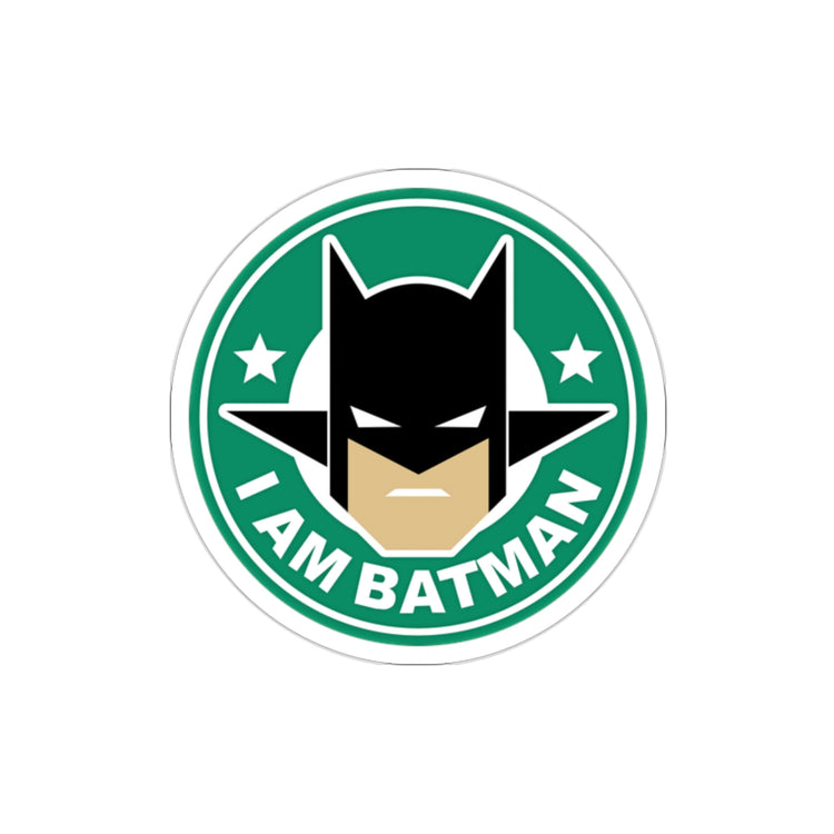 I am Batman Starbucks Die-Cut Stickers - Fandom-Made