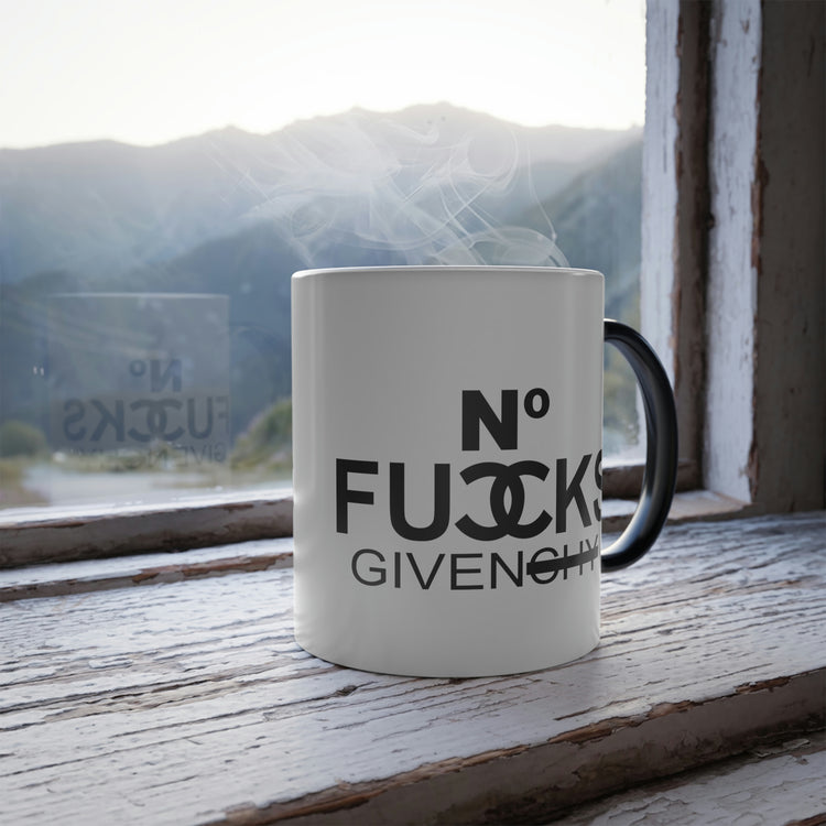 No Fuccks Given Color Morphing Mug, 11oz - Fandom-Made