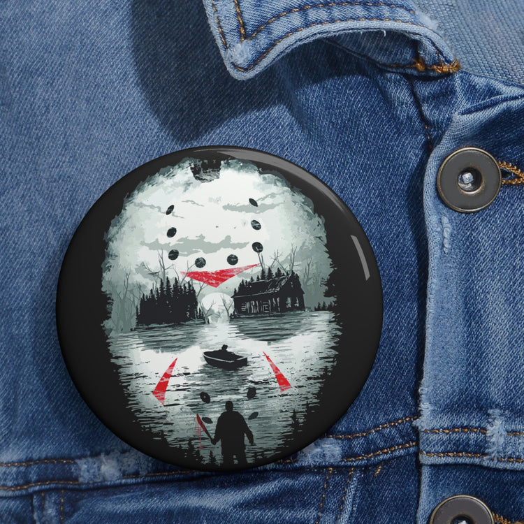 Jason Vorhees Mask Pin - Fandom-Made