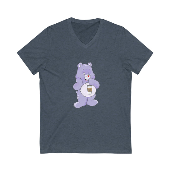 Care Bears, Coffee Bear V-Neck Tee - Fandom-Made